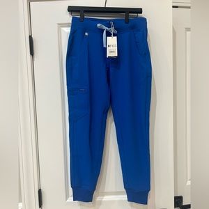 Figs Scrub Pant - Zamora Jogger Scrub Pant - Royal Blue - XS petite